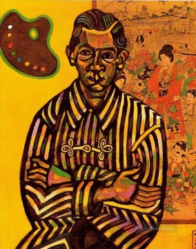 Retrato de EC Ricart Joan Miró Pinturas al óleo
